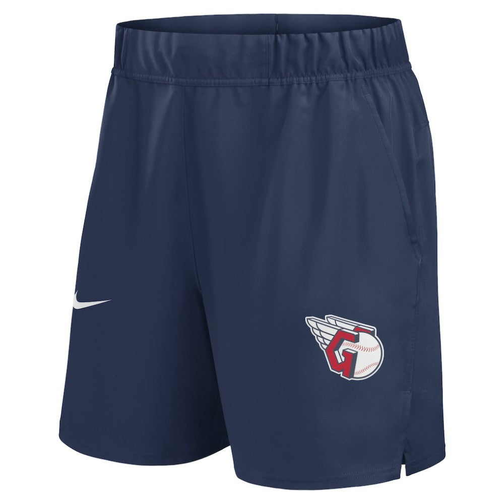 Cleveland Guardians Nike Woven Victory Dri-FIT Shorts - Navy - Nike Discount