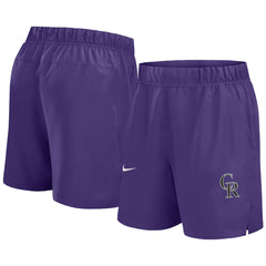Colorado Rockies Nike Woven Victory Dri-FIT Shorts - Purple - Nike Sale