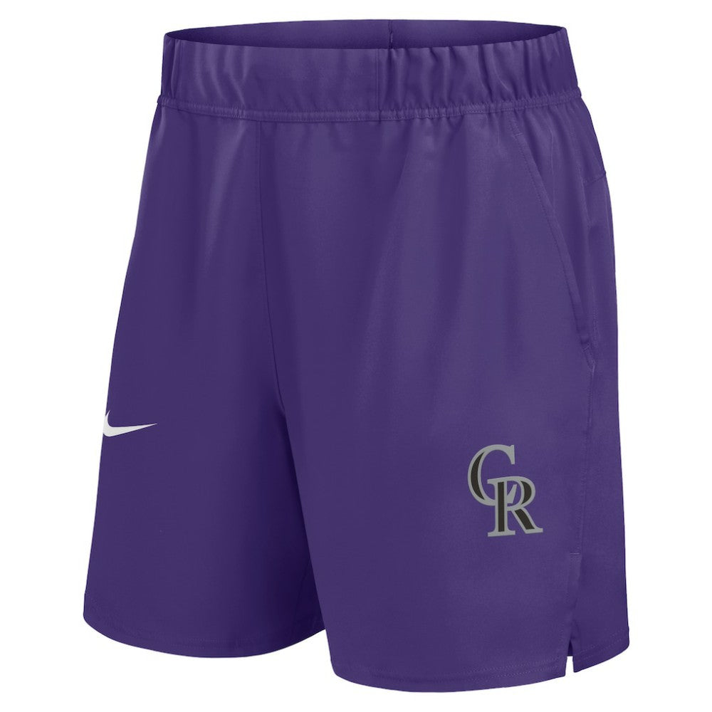 Colorado Rockies Nike Woven Victory Dri-FIT Shorts - Purple - Nike Sale