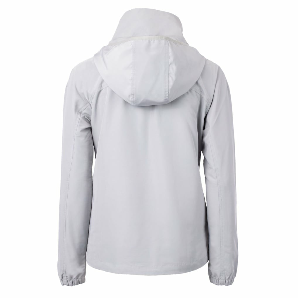 Baltimore Ravens Cutter & Buck Women's Charter Eco Recycled Full-Zip Jacket Gray