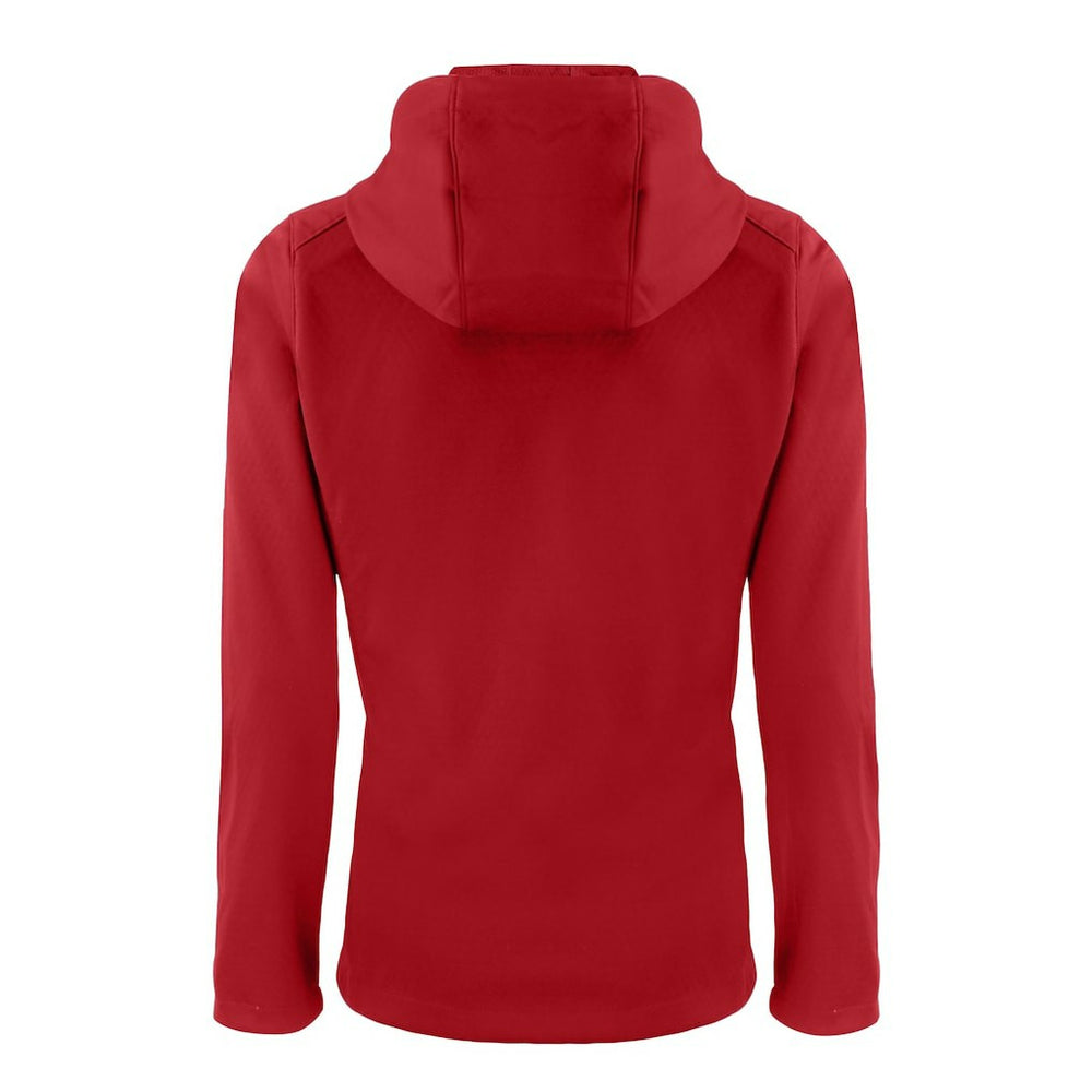 Atlanta Falcons Cutter & Buck Women's Evoke Eco Softshell Recycled Full-Zip Hooded Jacket Red