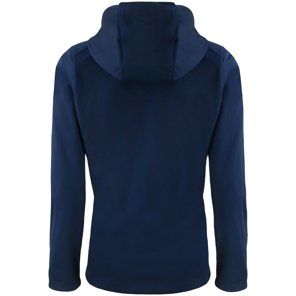 Denver Broncos Cutter & Buck Women's Evoke Eco Softshell Recycled Full-Zip Hooded Jacket Navy