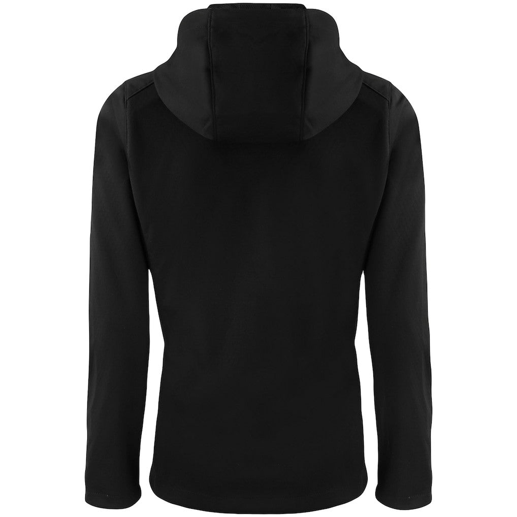 New Orleans Saints Cutter & Buck Women's Evoke Eco Softshell Recycled Full-Zip Hooded Jacket Black