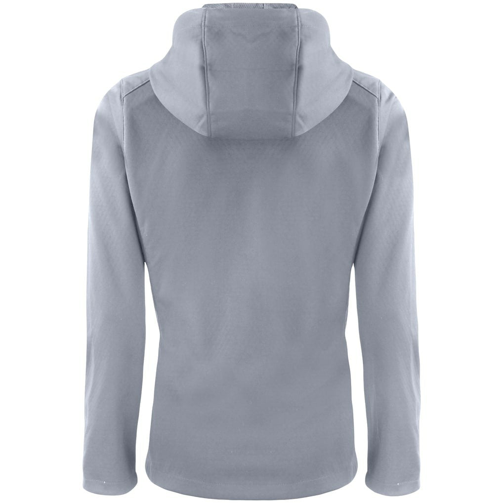 New Orleans Saints Cutter & Buck Women's Evoke Eco Softshell Recycled Full-Zip Hooded Jacket Gray