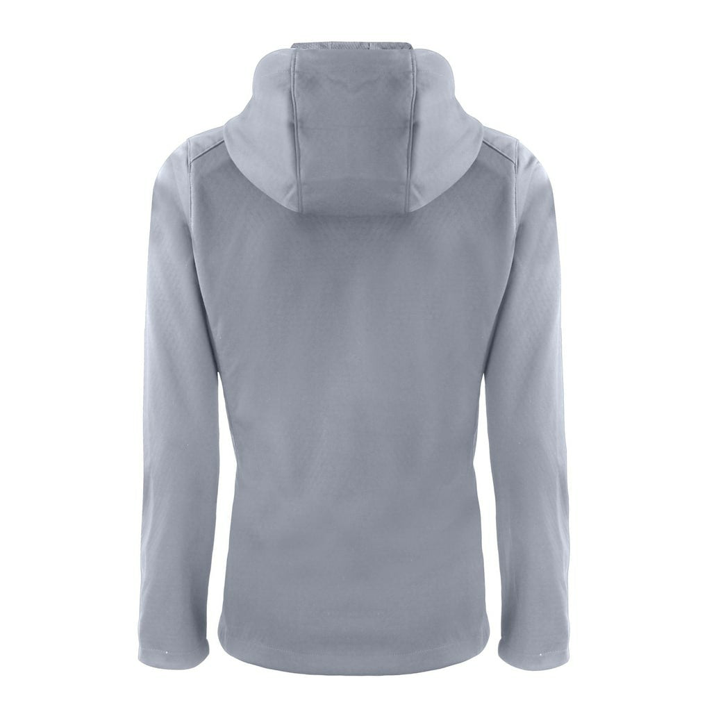 New Orleans Saints Cutter & Buck Women's Evoke Eco Softshell Recycled Full-Zip Hooded Jacket Gray