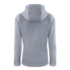 New Orleans Saints Cutter & Buck Women's Evoke Eco Softshell Recycled Full-Zip Hooded Jacket Gray