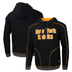 New York Knicks Stadium Essentials Baseline Pullover Hoodie Black