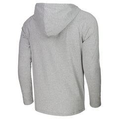 Los Angeles Lakers Stadium Essentials Atrium Raglan Long Sleeve Hoodie T-Shirt Heather Gray