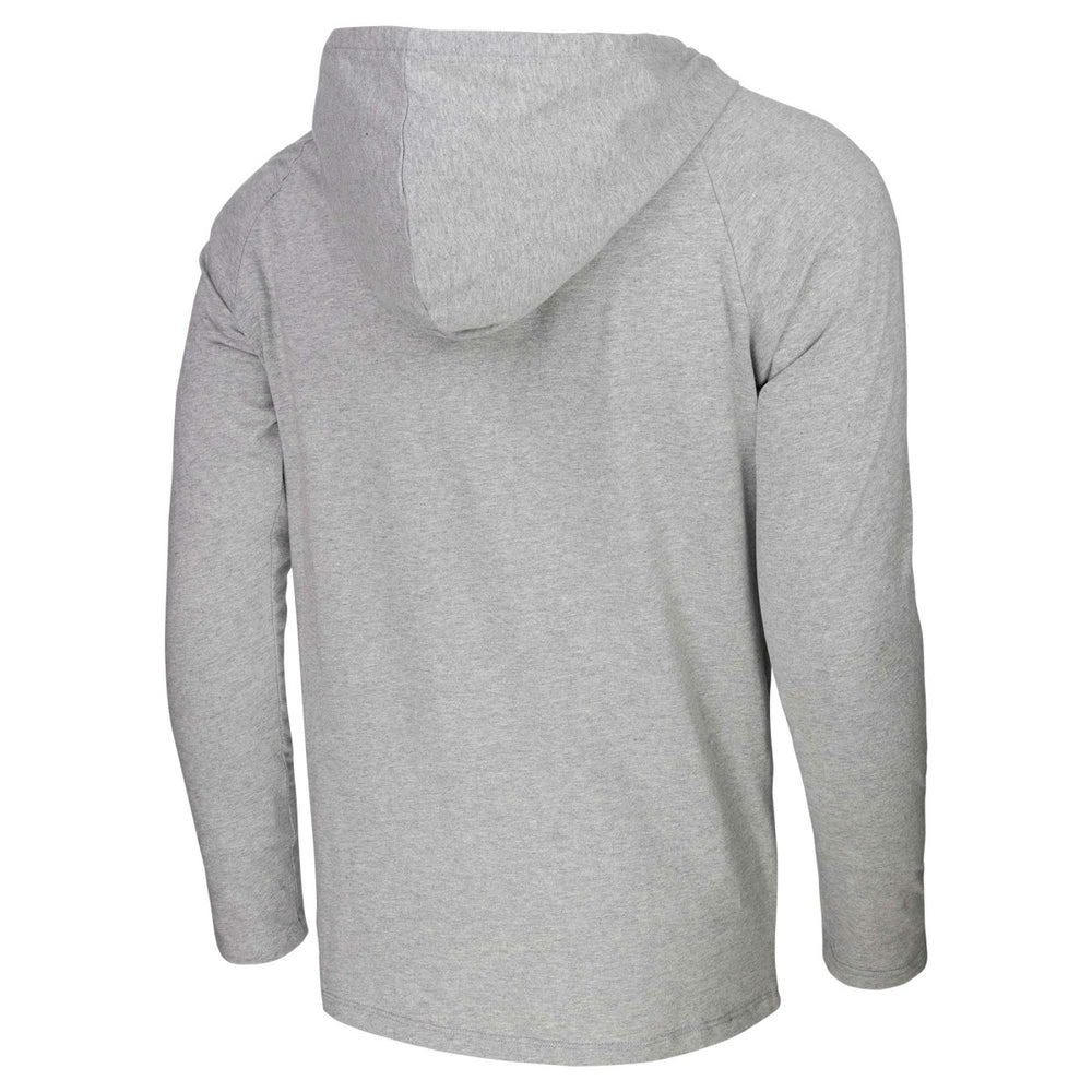 Memphis Grizzlies Stadium Essentials Atrium Raglan Long Sleeve Hoodie T-Shirt Heather Gray
