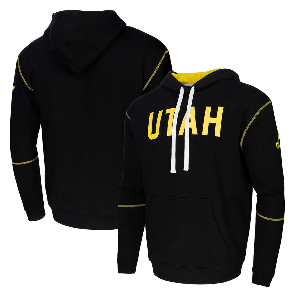 Utah Jazz Stadium Essentials Monument Pullover Hoodie Black