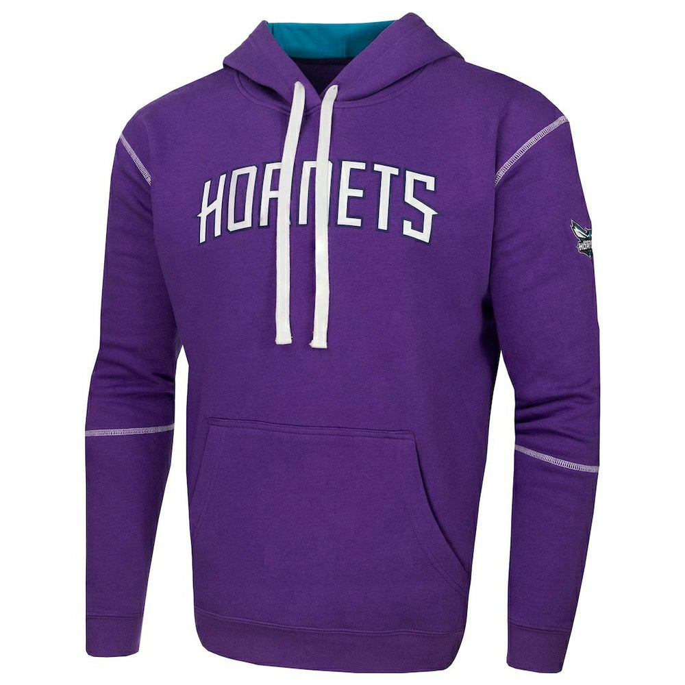 Charlotte Hornets Stadium Essentials Monument Pullover Hoodie Purple