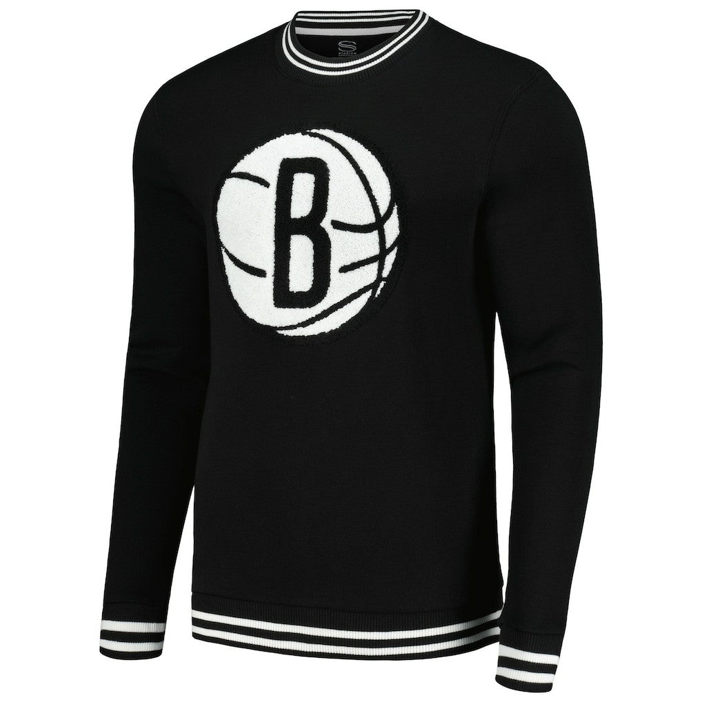 Brooklyn Nets Stadium Essentials Club Level Pullover Sweatshirt Black