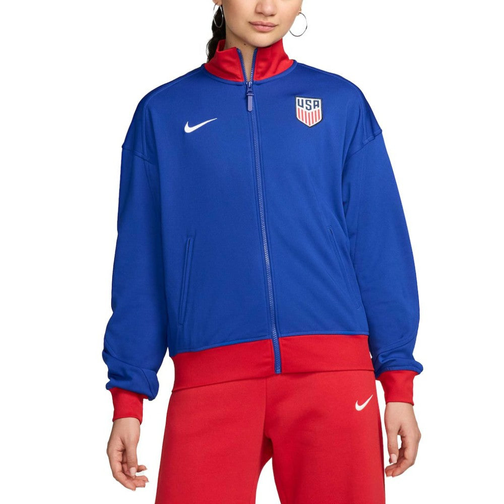 USMNT Women's 2024 Academy Pro Anthem Full-Zip Jacket Royal - Nike sale