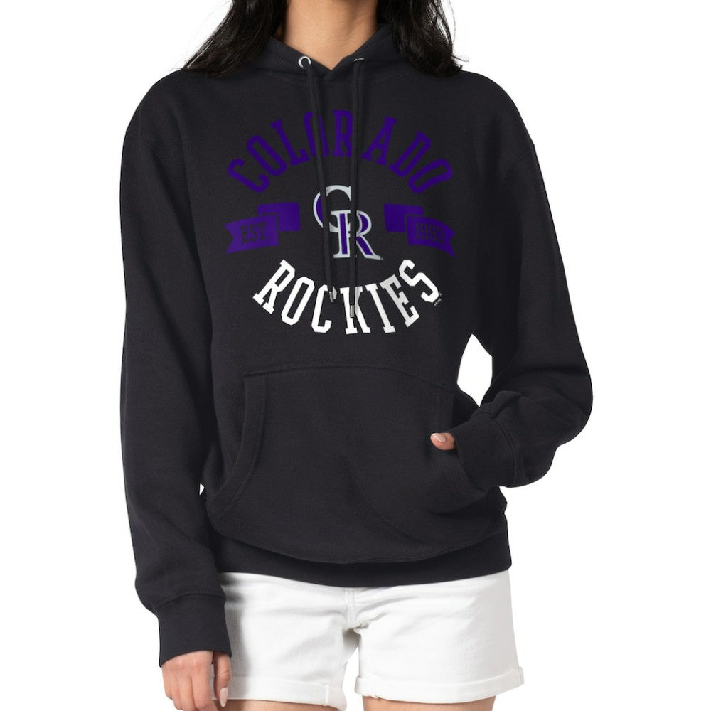 Colorado Rockies G-III 4Her by Carl Banks Women's City Graphic Pullover Hoodie - Black - MLB Online