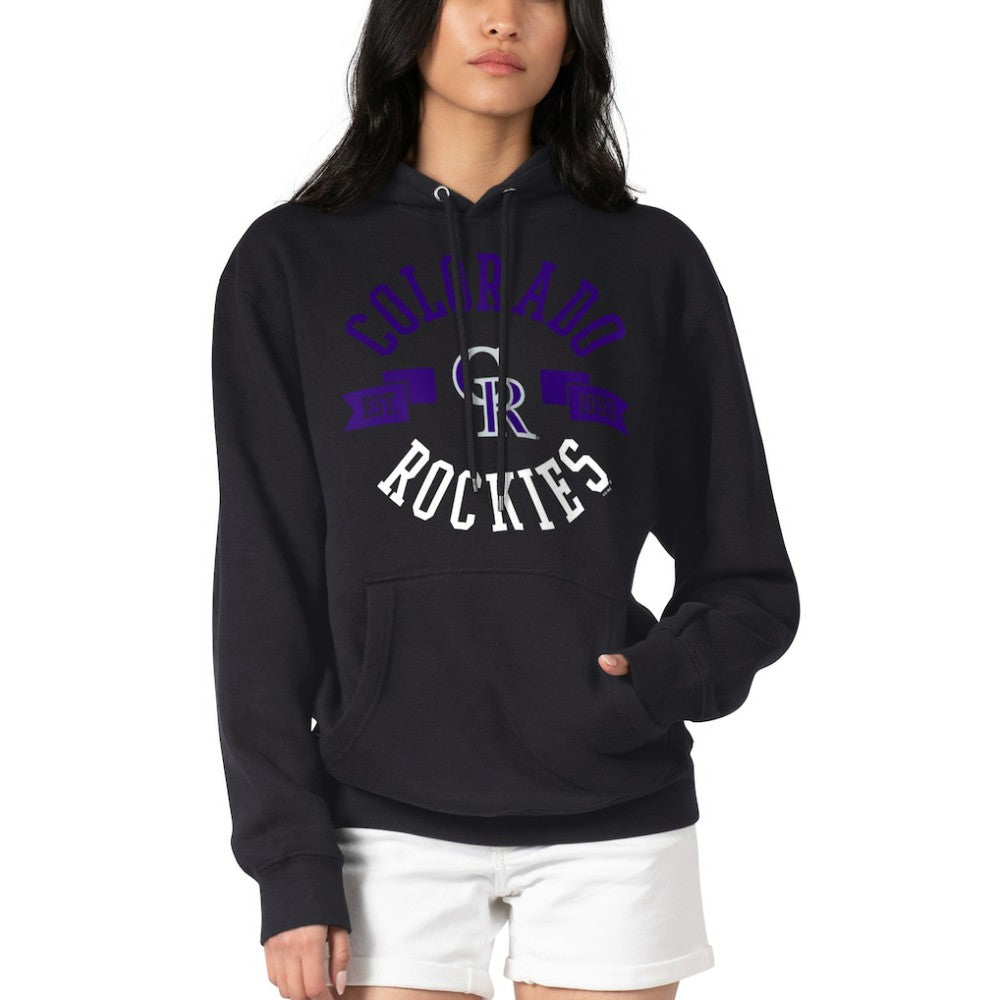 Colorado Rockies G-III 4Her by Carl Banks Women's City Graphic Pullover Hoodie - Black - MLB Online