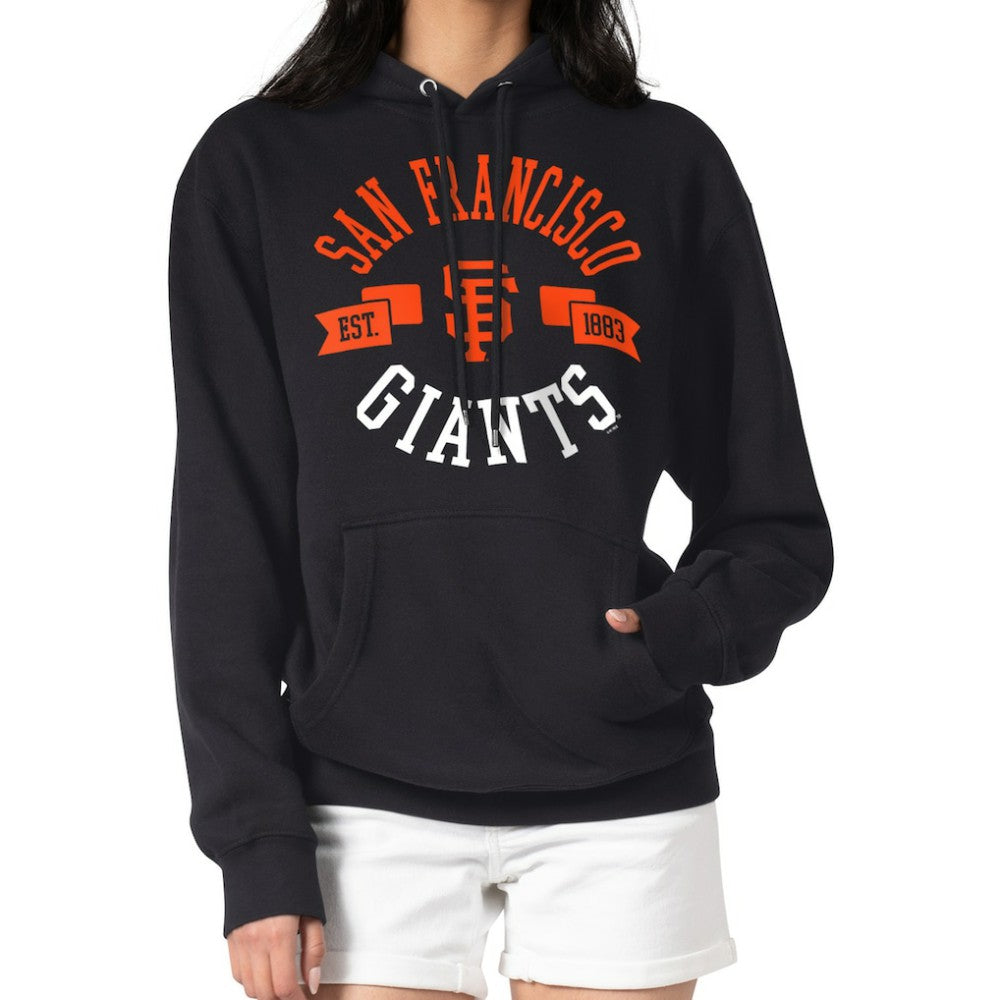 San Francisco Giants G-III 4Her by Carl Banks Women's City Graphic Pullover Hoodie - Black - MLB on Sale