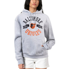 Baltimore Orioles G-III 4Her by Carl Banks Women's City Graphic Pullover Hoodie - Heather Gray - MLB on Sale