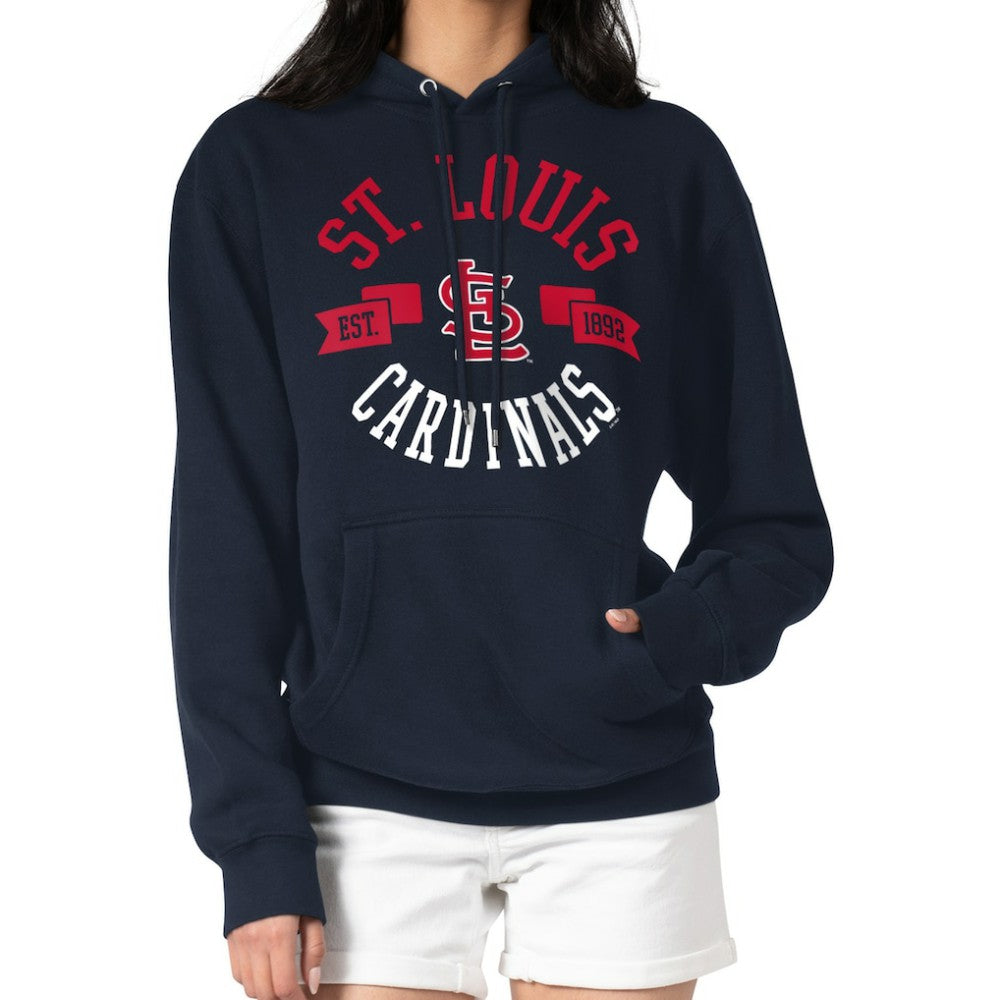 St. Louis Cardinals G-III 4Her by Carl Banks Women's City Graphic Pullover Hoodie - Navy - MLB Discount