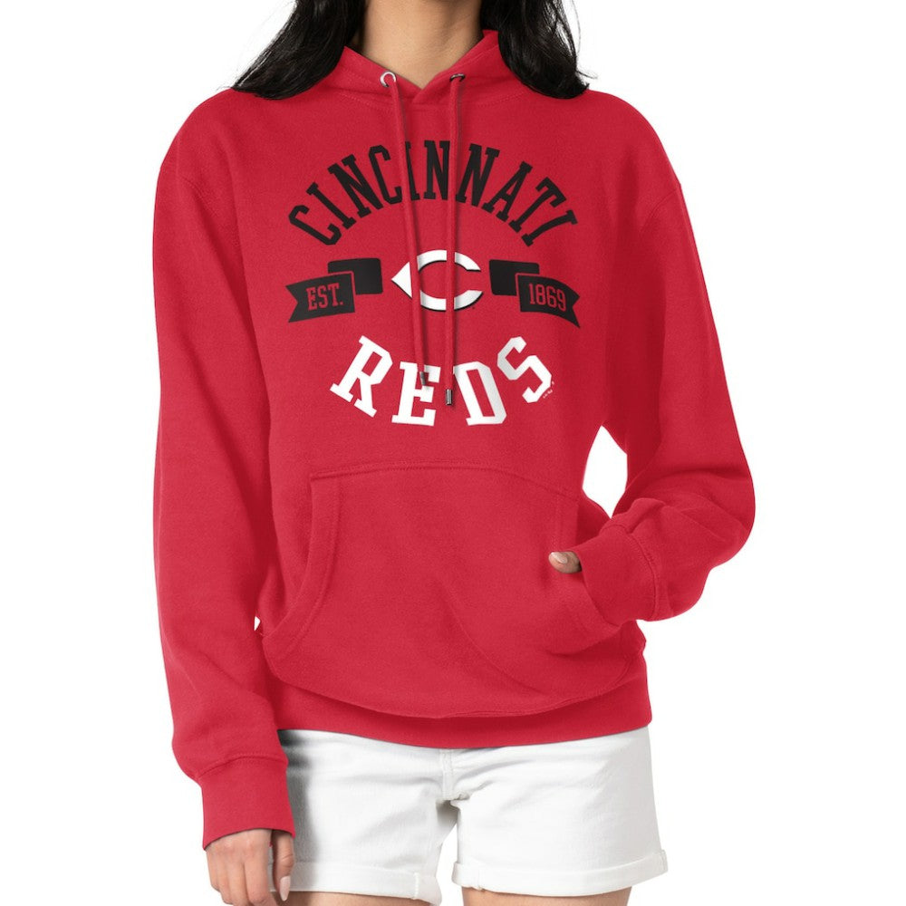 Cincinnati Reds G-III 4Her by Carl Banks Women's City Graphic Pullover Hoodie - Red - MLB Sale