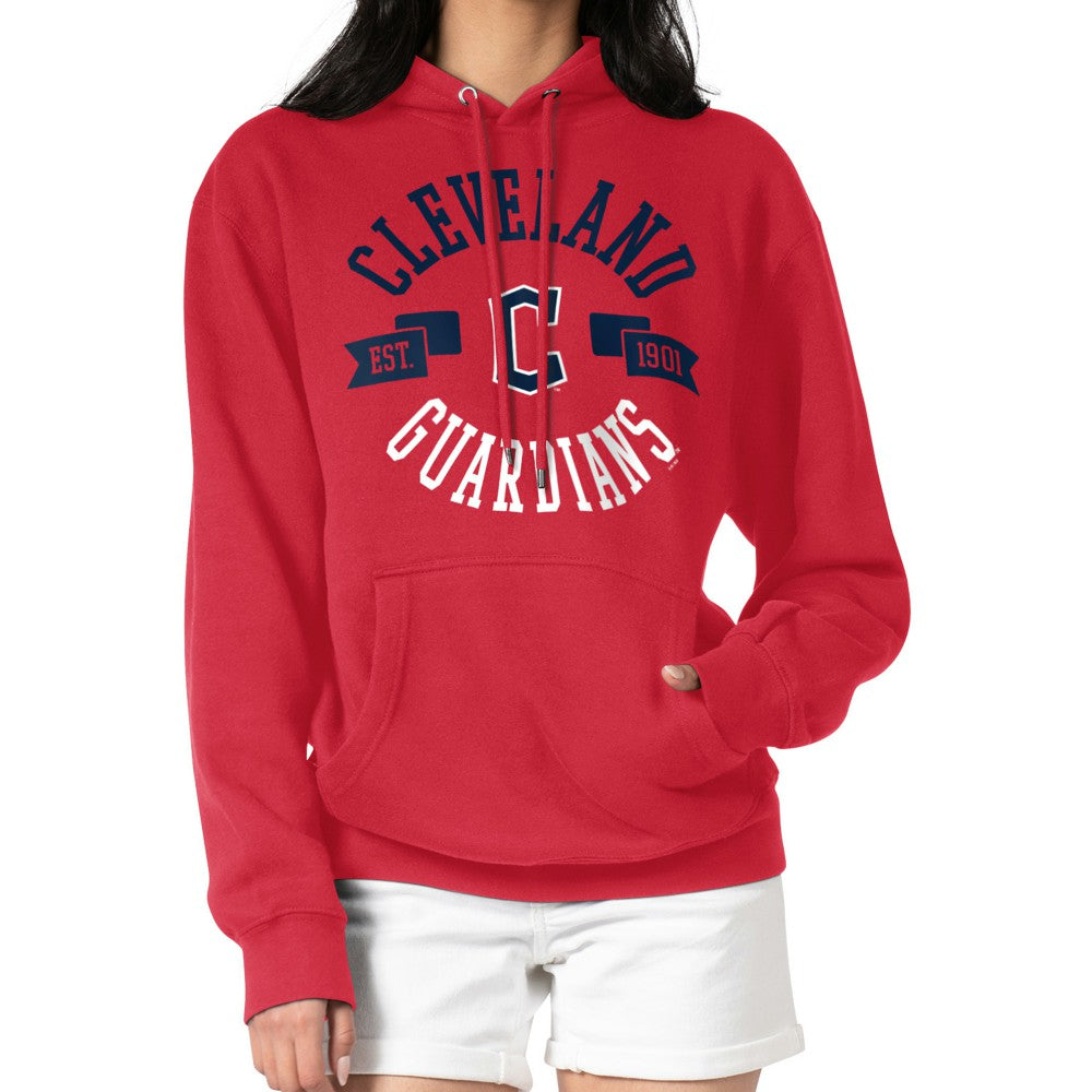 Cleveland Guardians G-III 4Her by Carl Banks Women's City Graphic Pullover Hoodie - Red - MLB Online