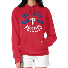 Philadelphia Phillies G-III 4Her by Carl Banks Women's City Graphic Pullover Hoodie - Red - MLB Sale