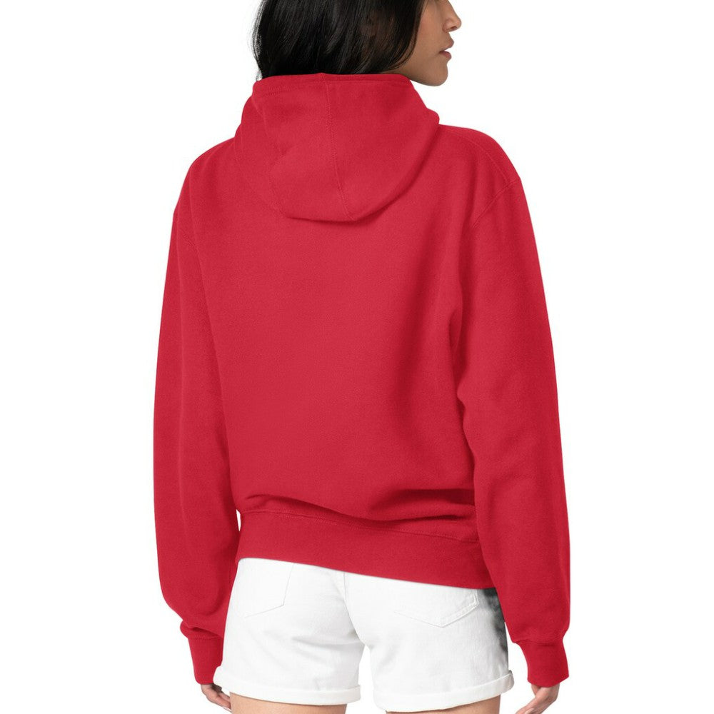 Texas Rangers G-III 4Her by Carl Banks Women's City Graphic Pullover Hoodie - Red - MLB on Sale