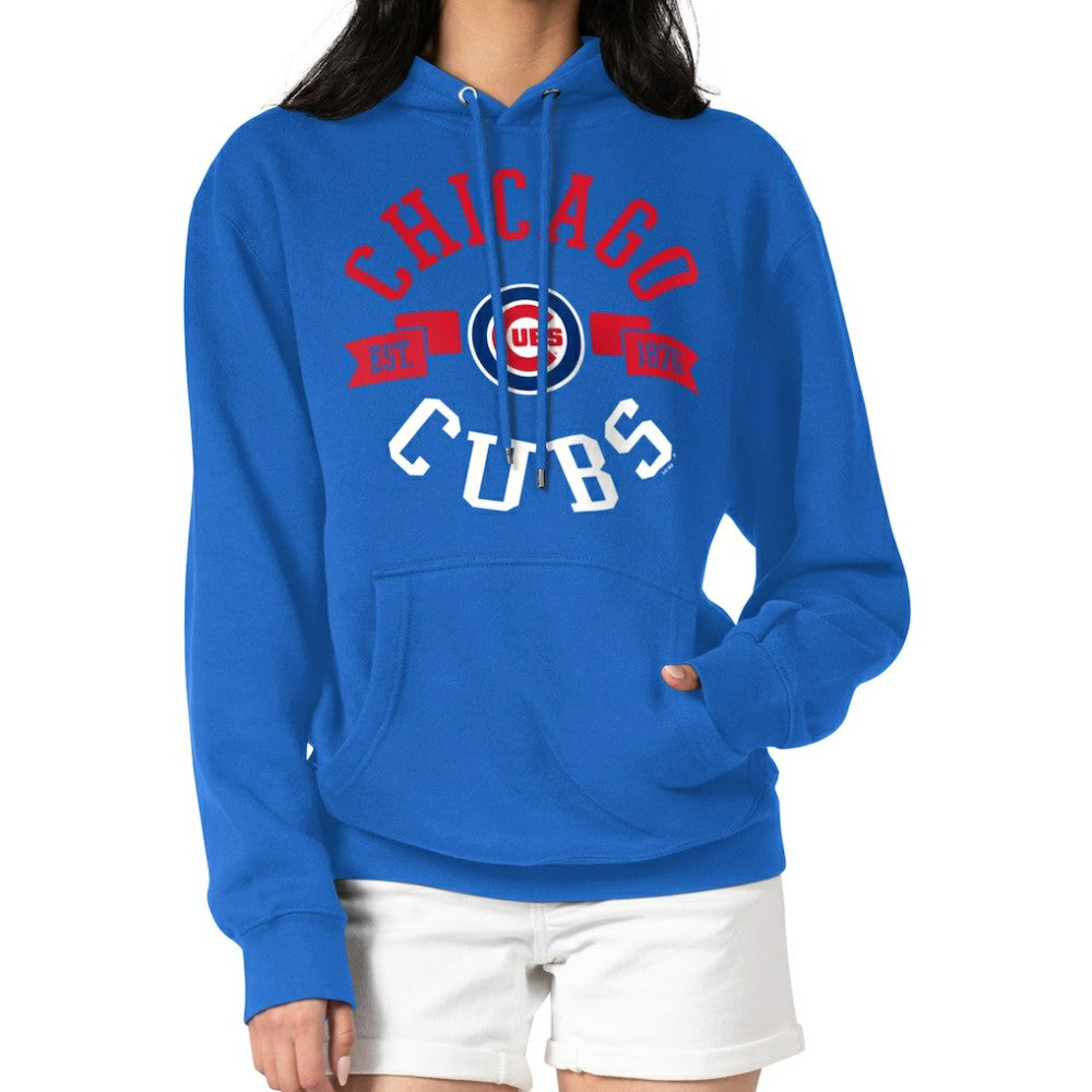 Chicago Cubs G-III 4Her by Carl Banks Women's City Graphic Pullover Hoodie - Royal - MLB Discount
