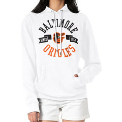 Baltimore Orioles G-III 4Her by Carl Banks Women's City Graphic Pullover Hoodie - White - MLB Online