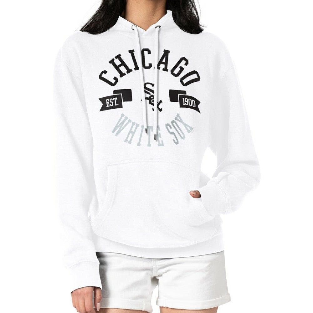 Chicago White Sox G-III 4Her by Carl Banks Women's City Graphic Pullover Hoodie - White - MLB Online