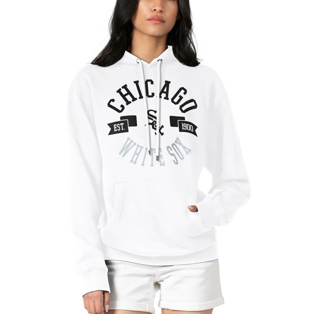 Chicago White Sox G-III 4Her by Carl Banks Women's City Graphic Pullover Hoodie - White - MLB Online