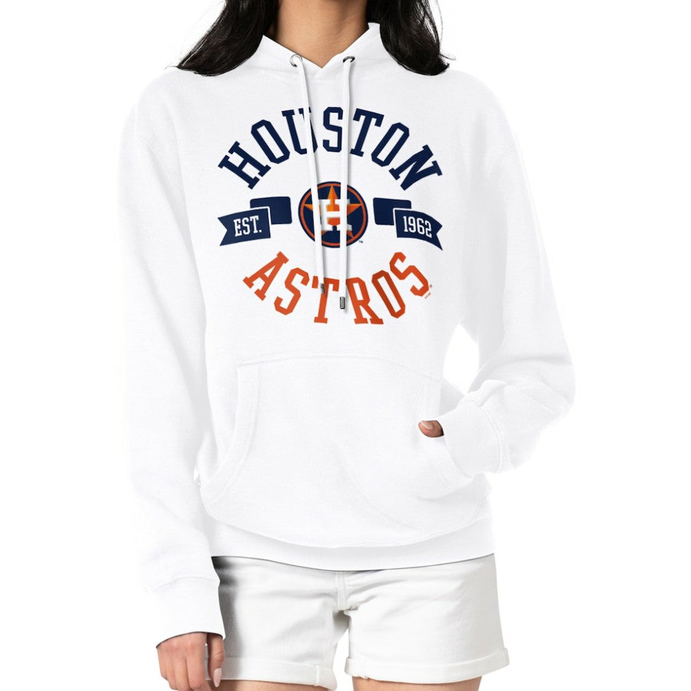 Houston Astros G-III 4Her by Carl Banks Women's City Graphic Pullover Hoodie - White - MLB Discount