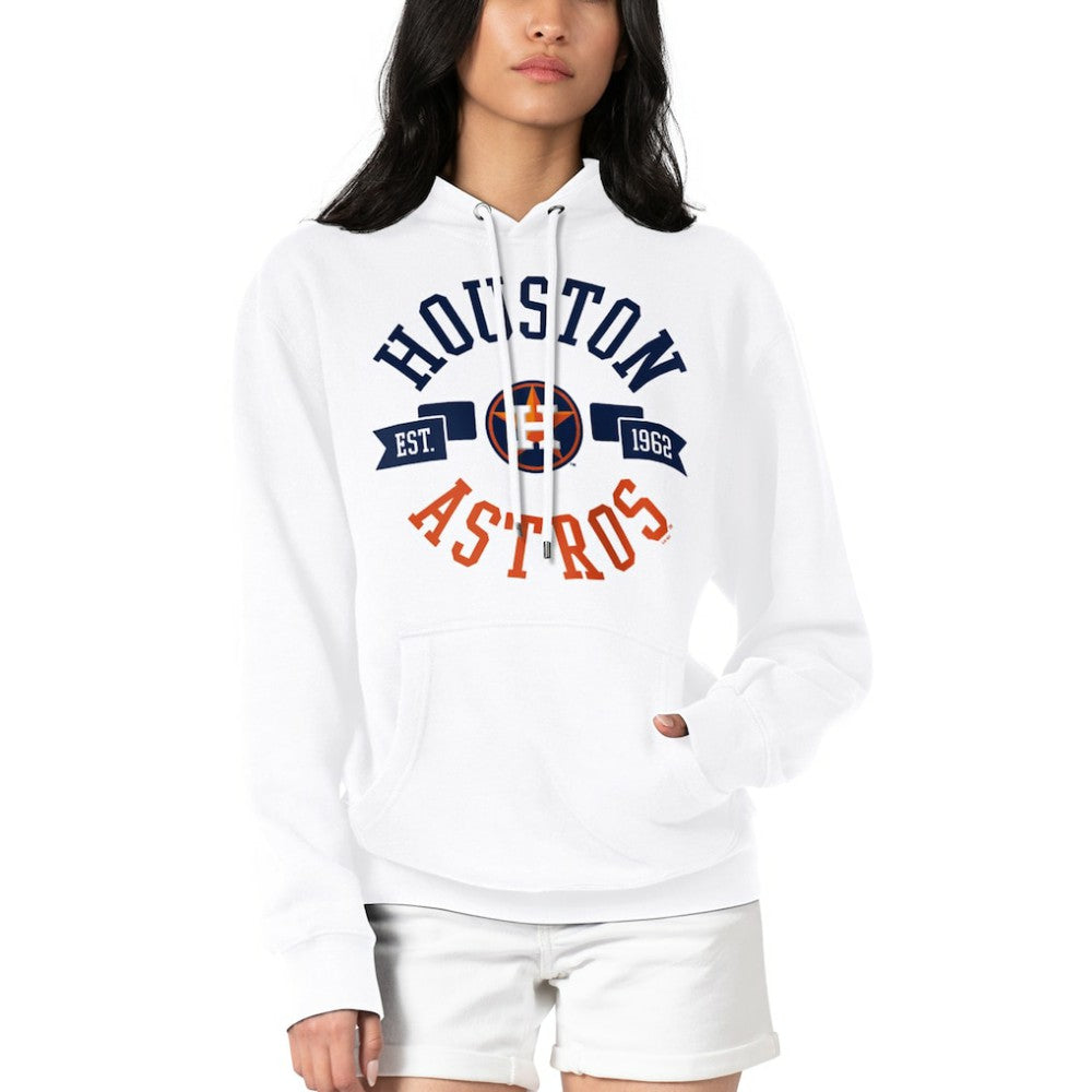 Houston Astros G-III 4Her by Carl Banks Women's City Graphic Pullover Hoodie - White - MLB Discount
