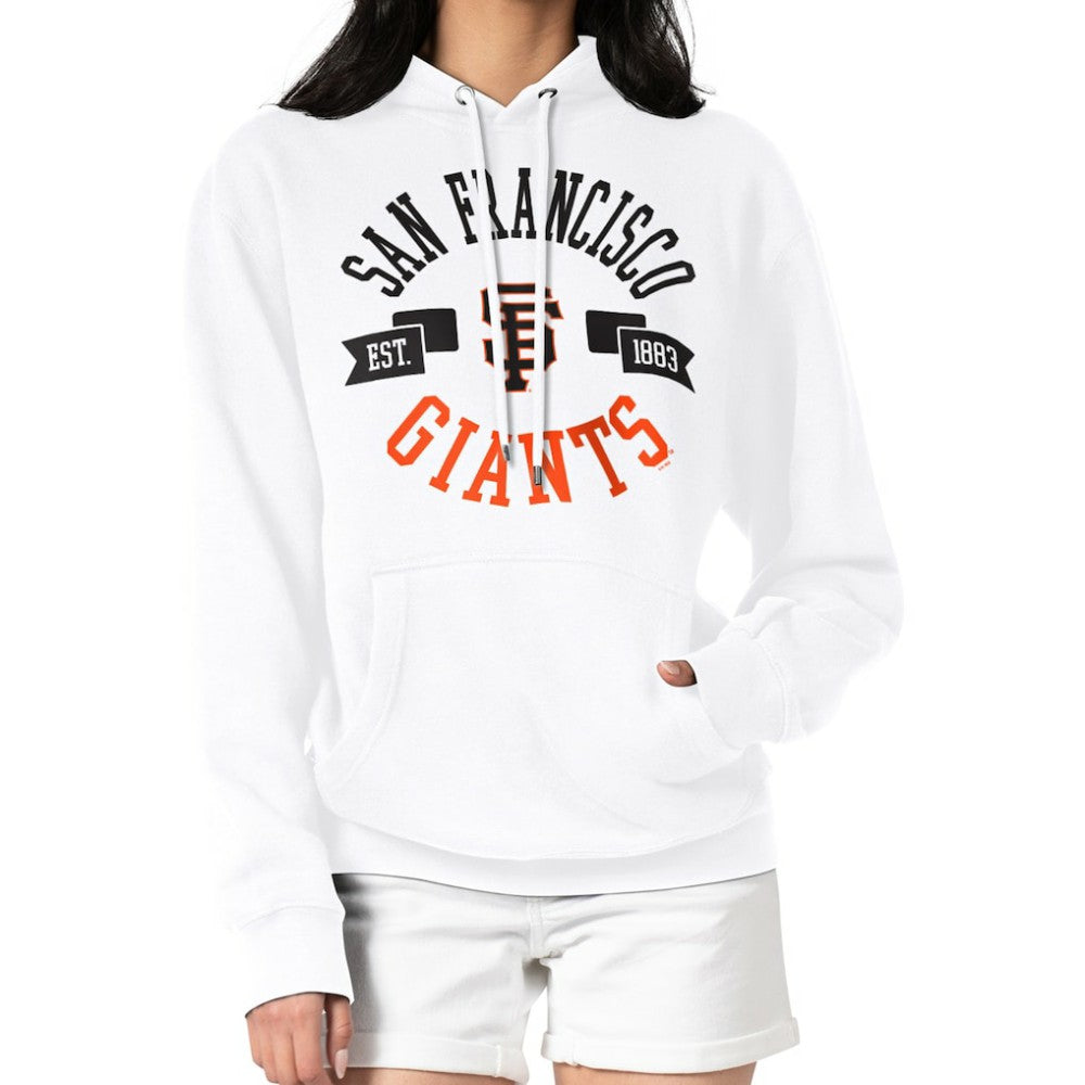 San Francisco Giants G-III 4Her by Carl Banks Women's City Graphic Pullover Hoodie - White - MLB Online