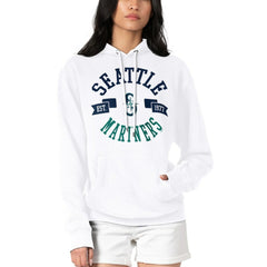 Seattle Mariners G-III 4Her by Carl Banks Women's City Graphic Pullover Hoodie - White - MLB Online