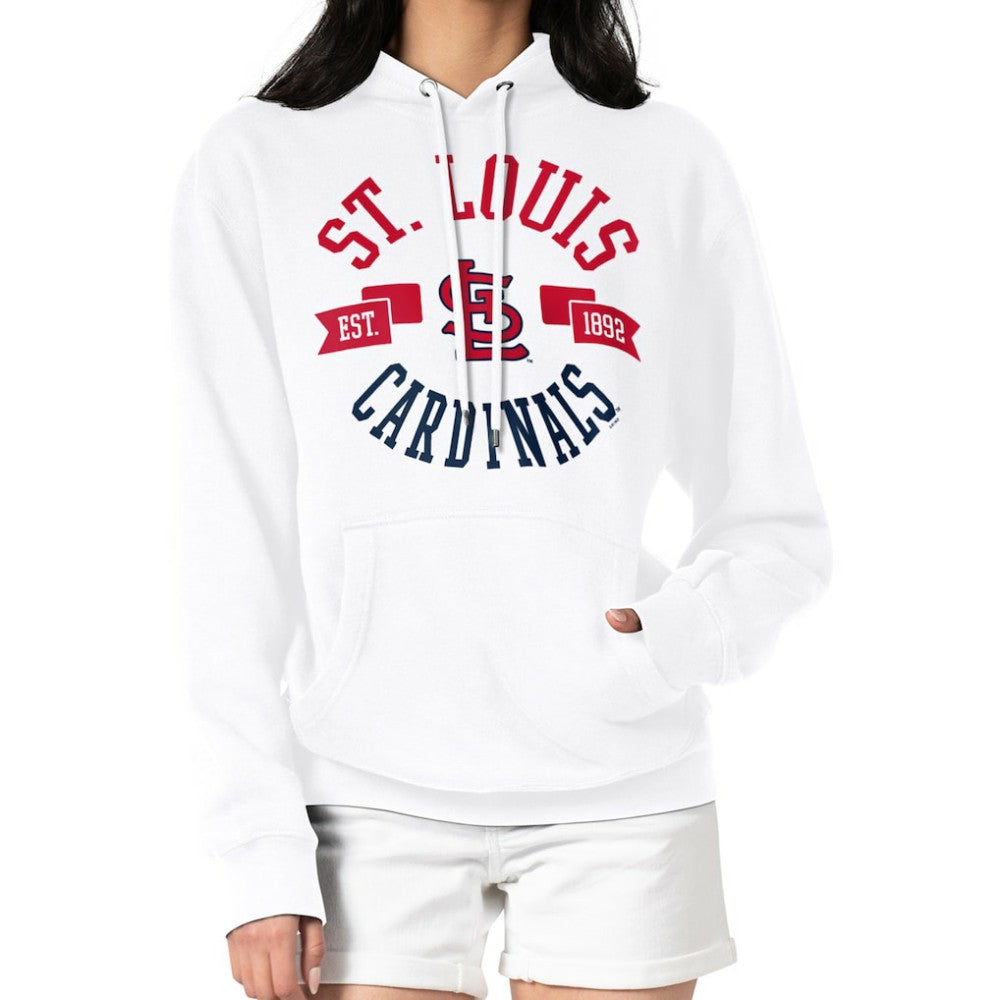 St. Louis Cardinals G-III 4Her by Carl Banks Women's City Graphic Pullover Hoodie - White - MLB Discount