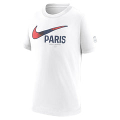 Paris Saint-Germain Youth Swoosh T-Shirt White - Nike