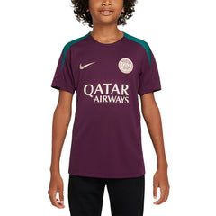 Paris Saint-Germain Youth 2024/25 Strike Training Performance Top Burgundy - Nike