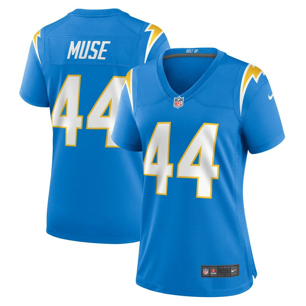 Nike Tanner Muse Los Angeles Chargers Women's Team Game Jersey Powder Blue