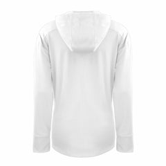 Detroit Lions Cutter & Buck Women's Throwback Daybreak Eco Recycled Half-Zip Hoodie White