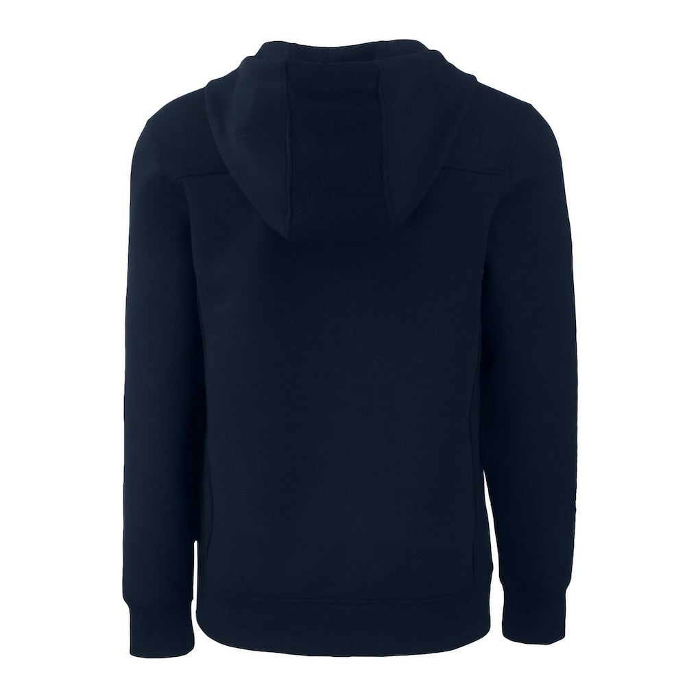 Chicago Bears Cutter & Buck Throwback Roam Eco Half-Zip Recycled Pullover Hoodie Navy