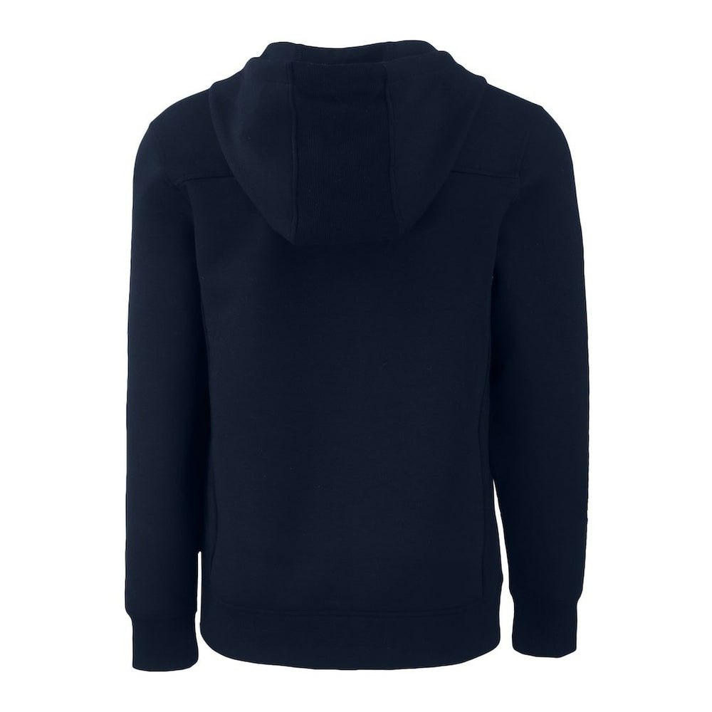 Chicago Bears Cutter & Buck Throwback Roam Eco Half-Zip Recycled Pullover Hoodie Navy