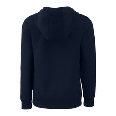 New York Giants Cutter & Buck Throwback Roam Eco Half-Zip Recycled Pullover Hoodie Navy