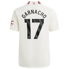 Alejandro Garnacho Manchester United Youth 2023/24 Third Replica Player Jersey – White - Adidas for sale