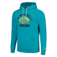 Jacksonville Jaguars Homage Unisex Hyperlocal Raglan Pullover Hoodie Teal