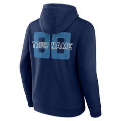 Minnesota Timberwolves Stellar Personalized Name & Number Pullover Hoodie Navy