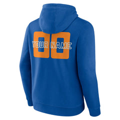 New York Knicks Stellar Personalized Name & Number Pullover Hoodie Blue