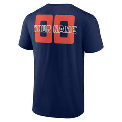 Oklahoma City Thunder Stellar Personalized Name & Number T-Shirt Navy
