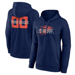 Oklahoma City Thunder Women's Stellar Personalized Name & Number Pullover Hoodie Navy