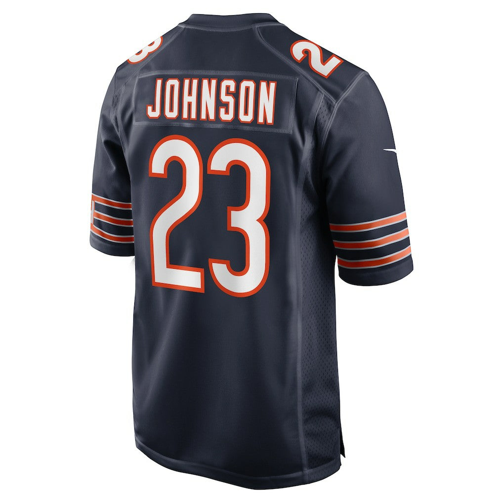 Nike Roschon Johnson Chicago Bears Team Game Jersey Navy