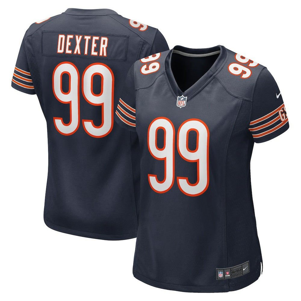 Nike Gervon Dexter Sr Chicago Bears Women's Team Game Jersey Navy